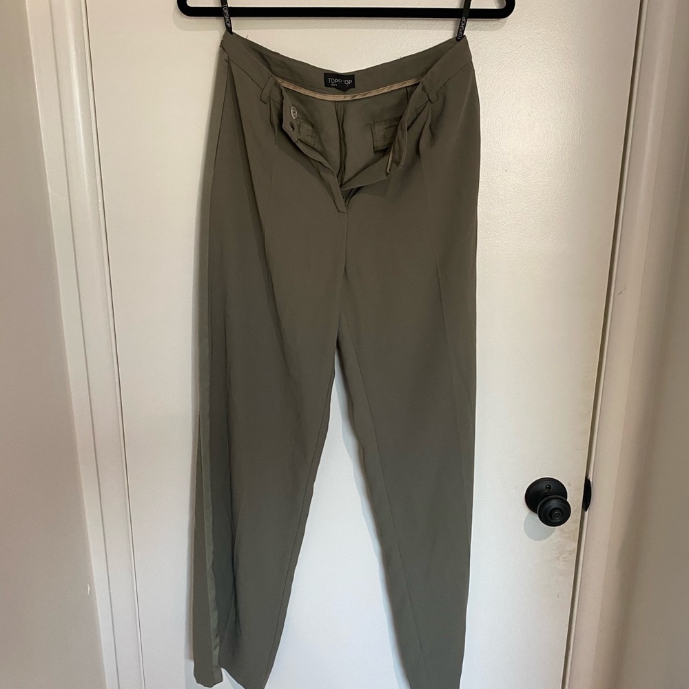 TopShop Wide Legged High Waisted Pants Size 4